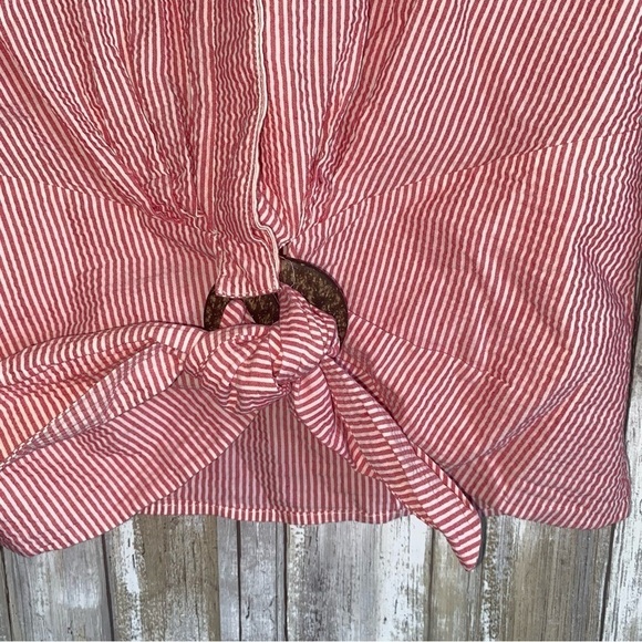 Lafayette 148 Striped Button Blouse - Picture 2 of 5